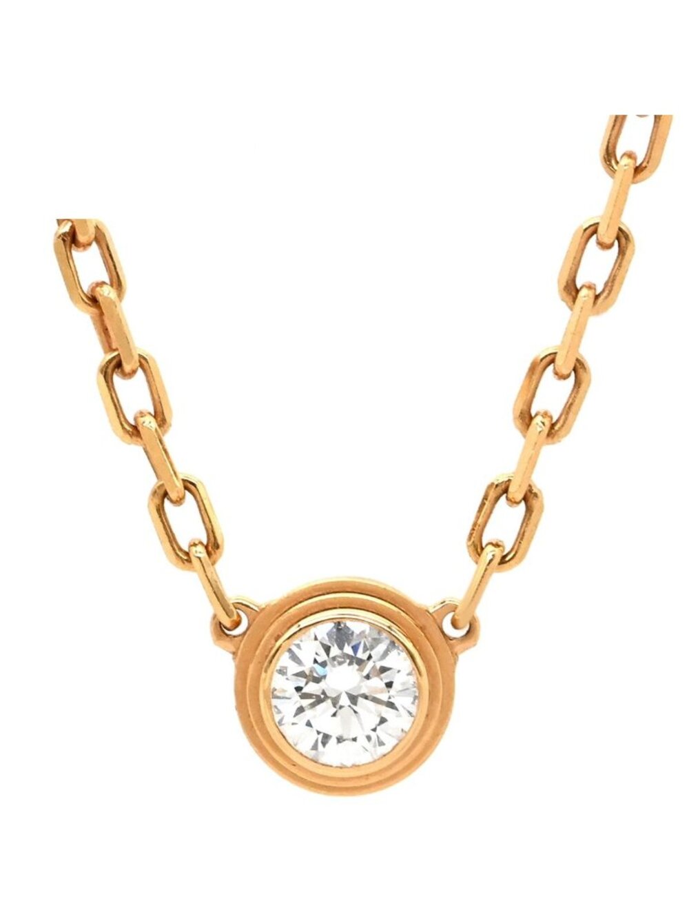 Cartier Necklace D'amour SM Pink Gold Single 750 Small Model